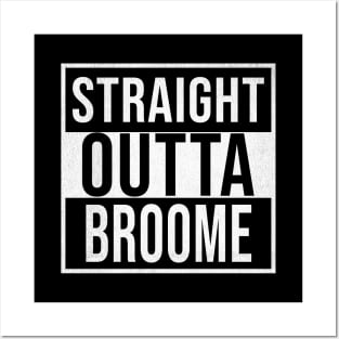 Straight Outta Broome - Gift for Australian From Broome in Western Australia Australia Posters and Art